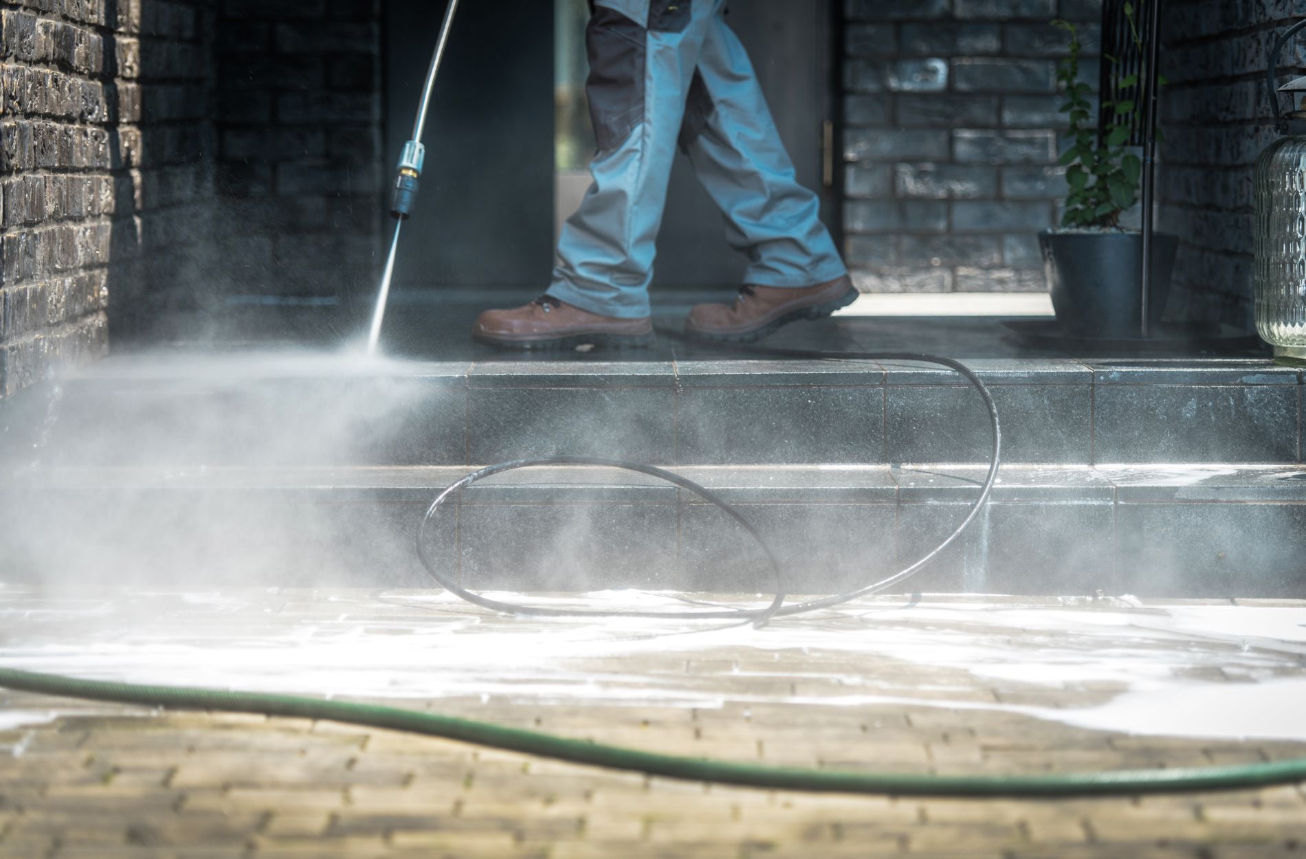 pressure cleaning