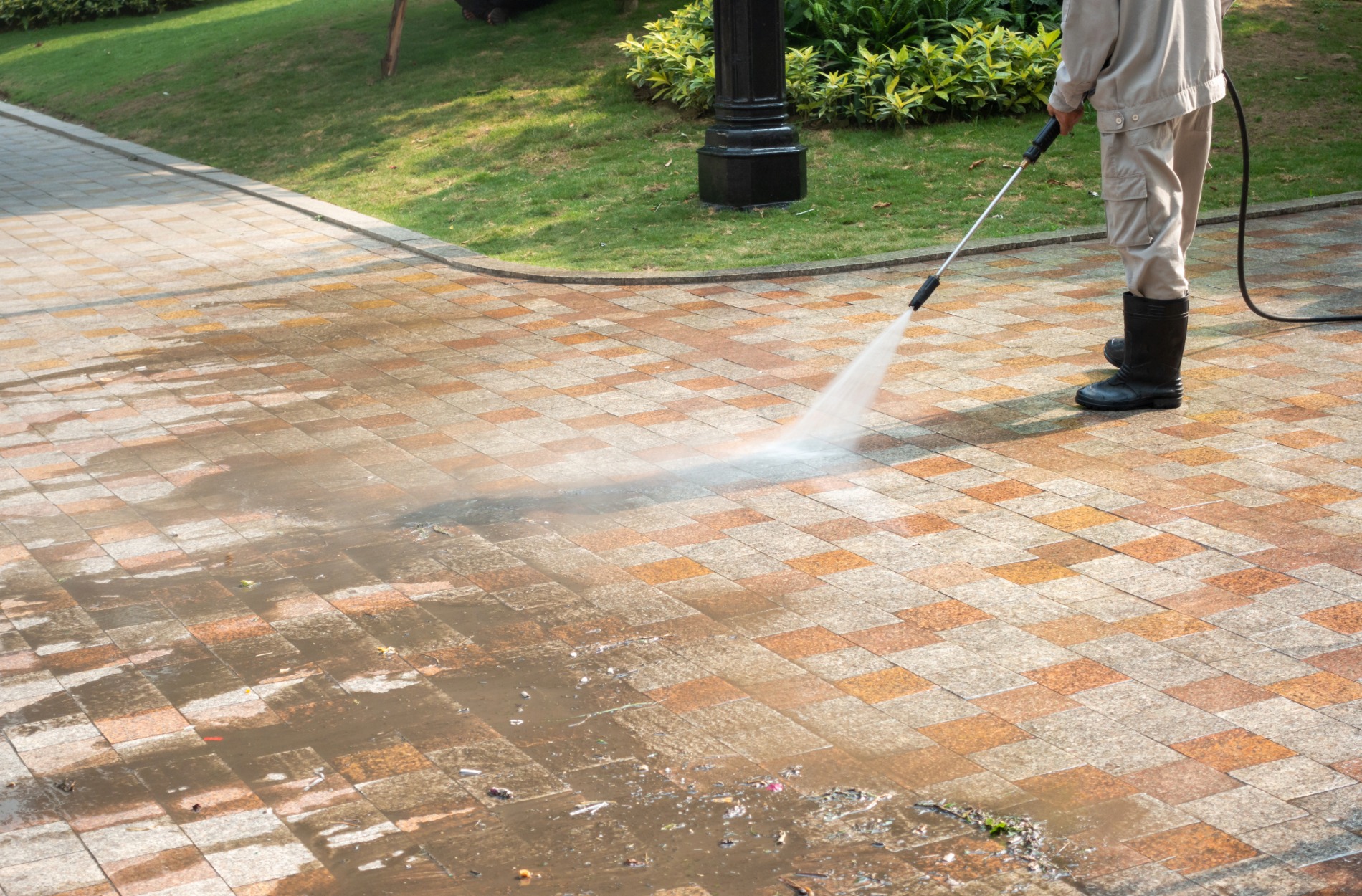 pressure washing