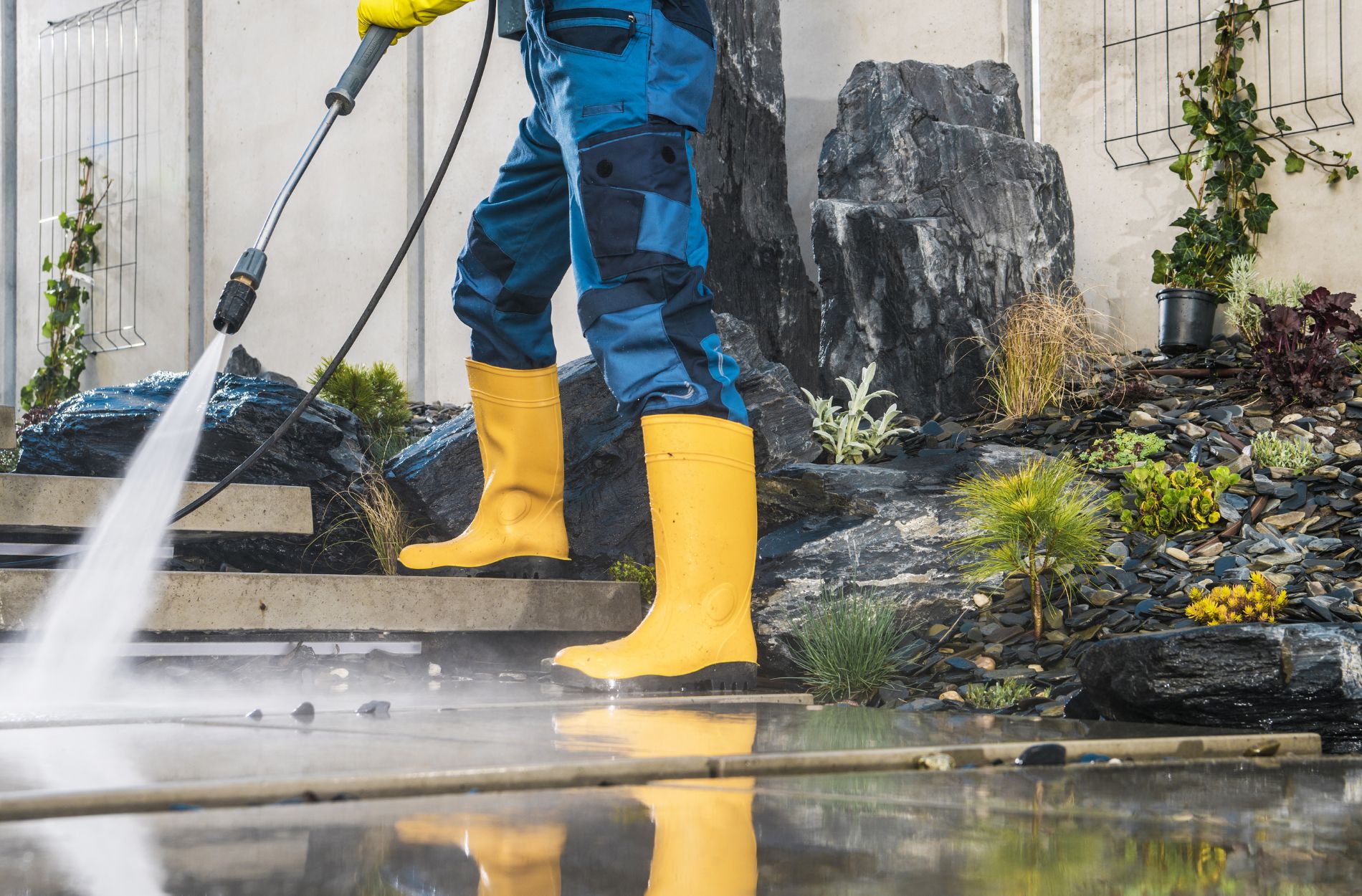 pressure washing